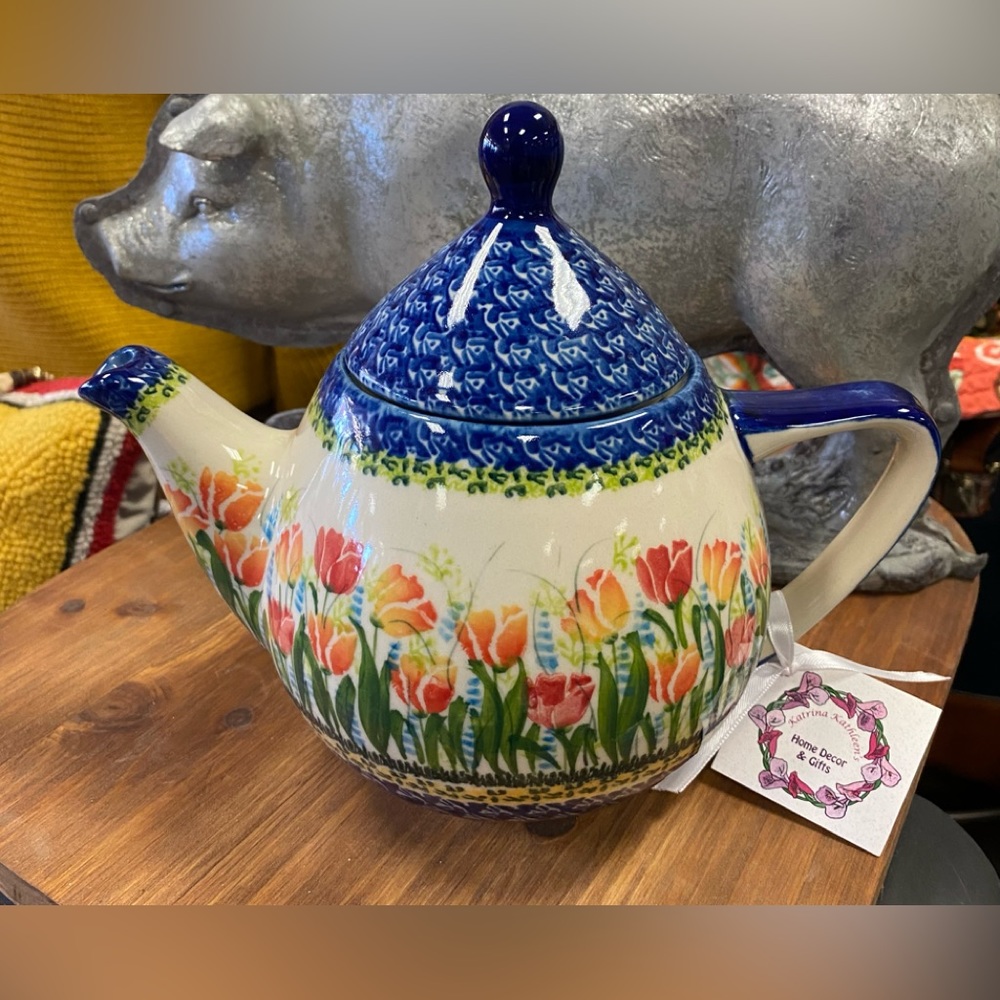Polish Pottery Teapot